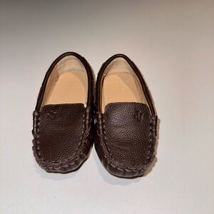 Janie & Jack leather driving shoe - brown loafers